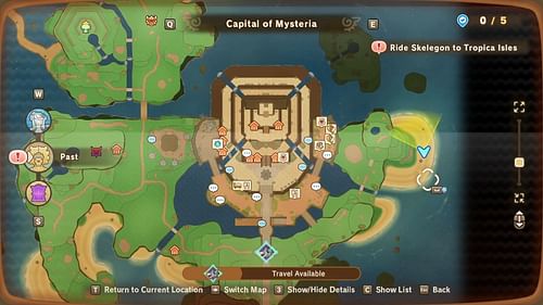 Whereabouts for Tortortoise (Image via LEVEL5 Inc // Youtuber@/FawnTasy Life)