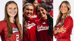 Nebraska volleyball's Andi Jackson, Bergen Reilly, Lexi Rodriguez and others react to Maisie Boesiger's graduation pictures
