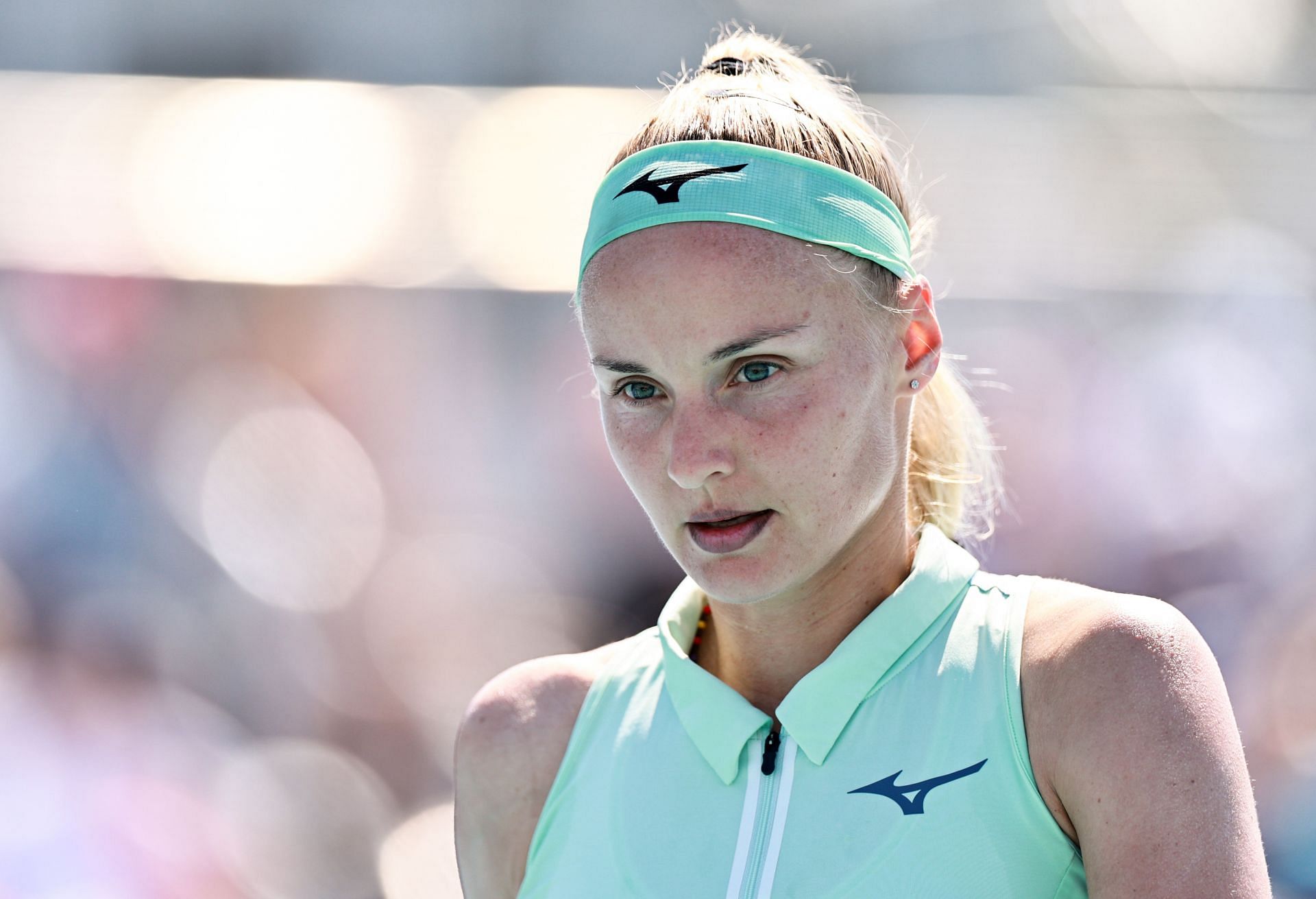 Rebecca Sramkova pictured at the 2025 Miami Open | Image Source: Getty