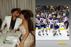 Evander Kane's fiancée, Mara Teigen, gushes over the Oilers' win over VGK in Game 2