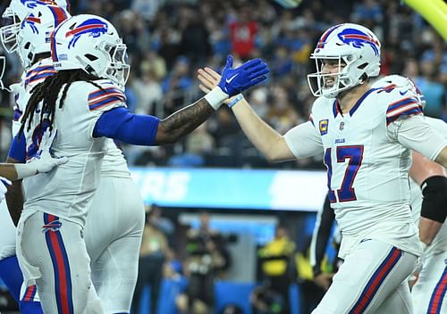 James Cook and Josh Allen