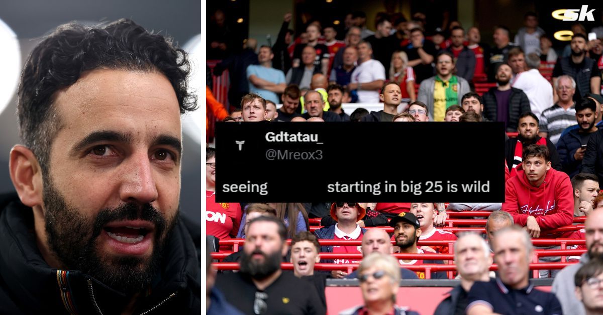 "Seeing him starting in big '25 is wild", "On ropes already" - Fans unhappy with Manchester United star's inclusion in XI for Athletic Club clash