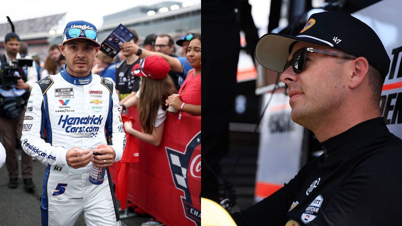 Scott McLaughlin responds to Kyle Larson [images via Getty]