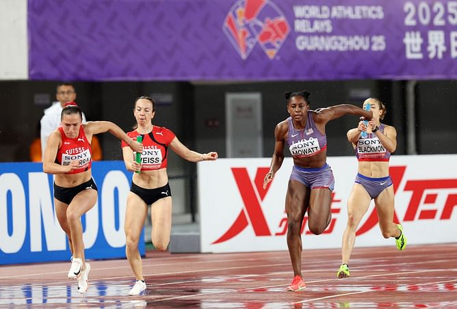 Shocking result for USA to start World Athletics Relays as baton exchange woes continue