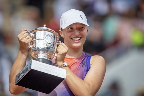 Iga Swiatek at the French Open 2024. (Photo: Getty)