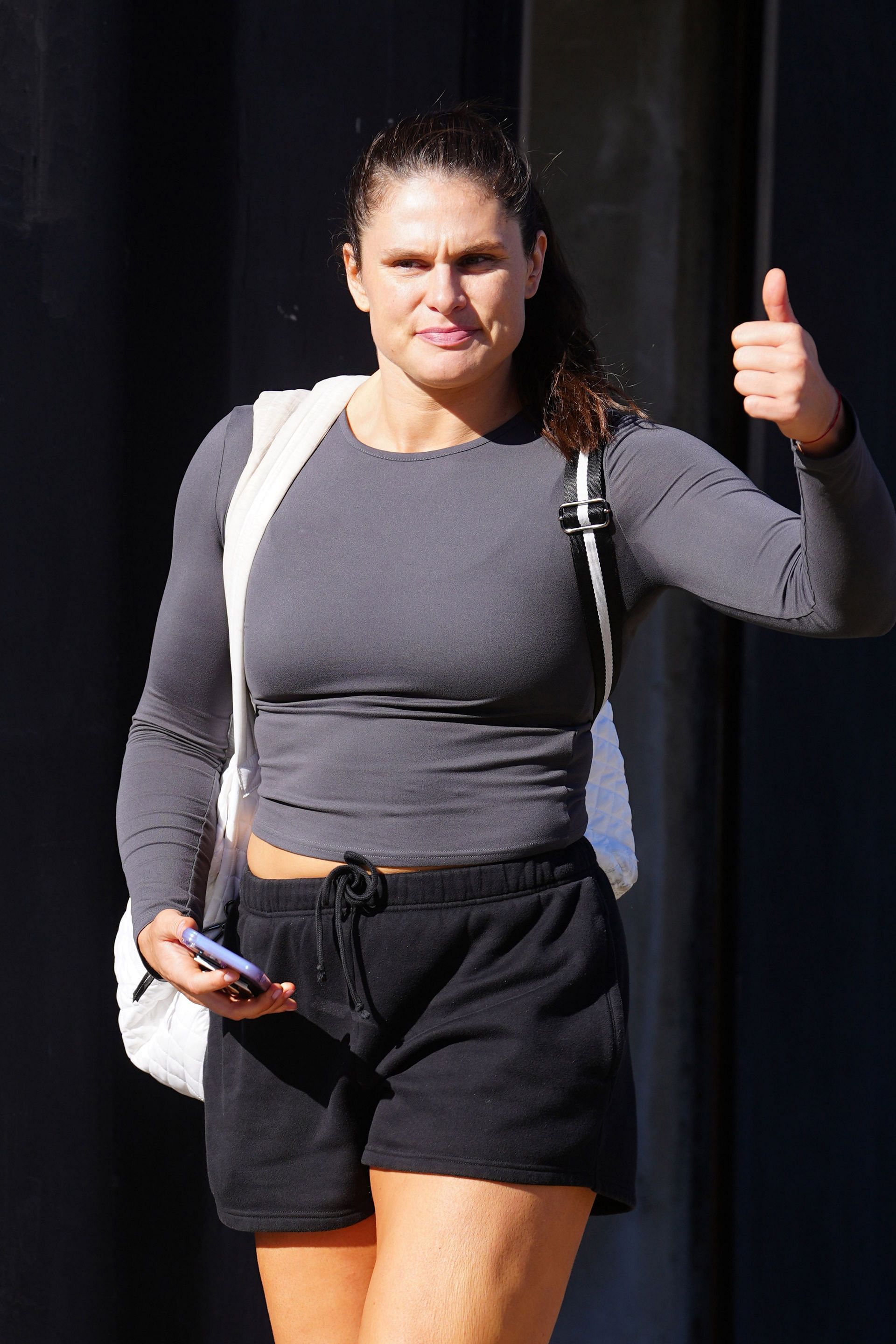 Ilona Maher arrives at &quot;Dancing With The Stars&quot; on November 14 (Getty Images)