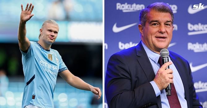 “Nothing is impossible” - Joan Laporta makes big claim after being asked about Barcelona signing Erling Haaland from Manchester City