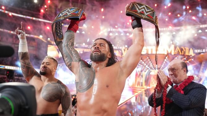 27-year-old WWE star to break Roman Reigns' historic WrestleMania record? Exploring the possibility