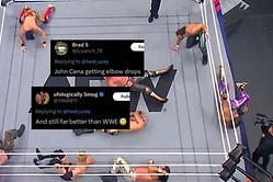 "John Cena getting elbow drops," "Still far better than WWE" - AEW Dynamite spot sparks intense debate