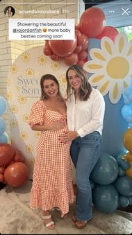 Bubba Wallace's wife, Amanda Wallace's Instagram Story Via Instagram