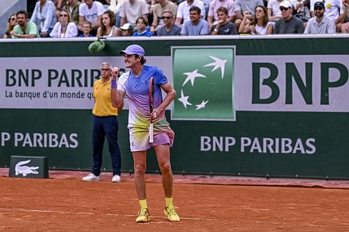 Joao Fonseca at the 2025 French Open - Source: Getty