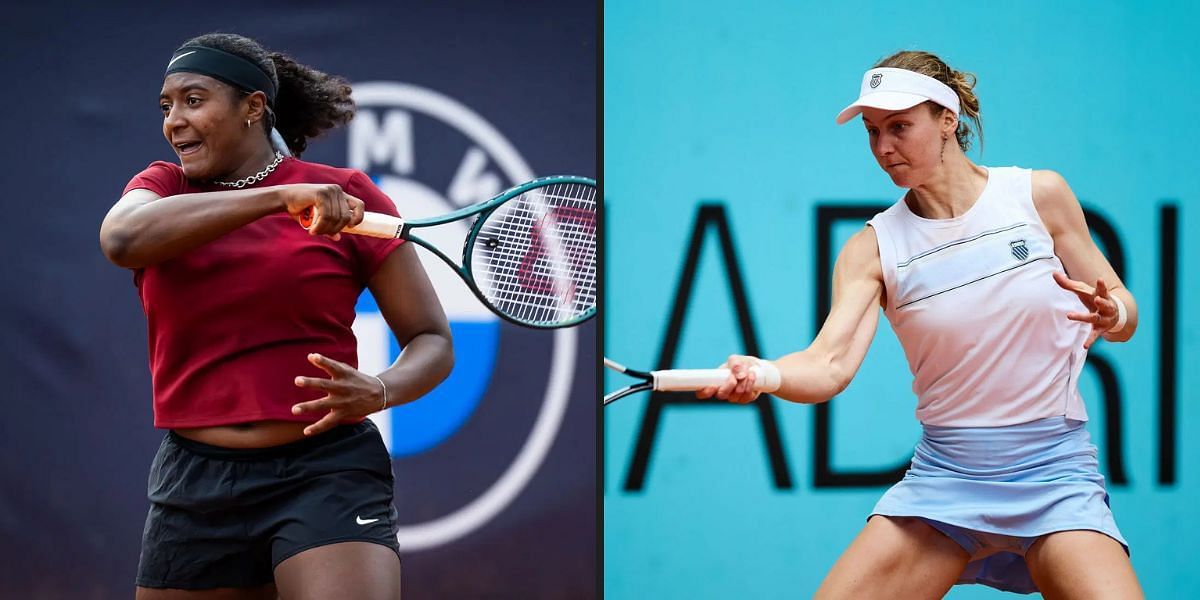 Hailey Baptiste (L) and Liudmila Samsonova (R) (Image Source: Getty)