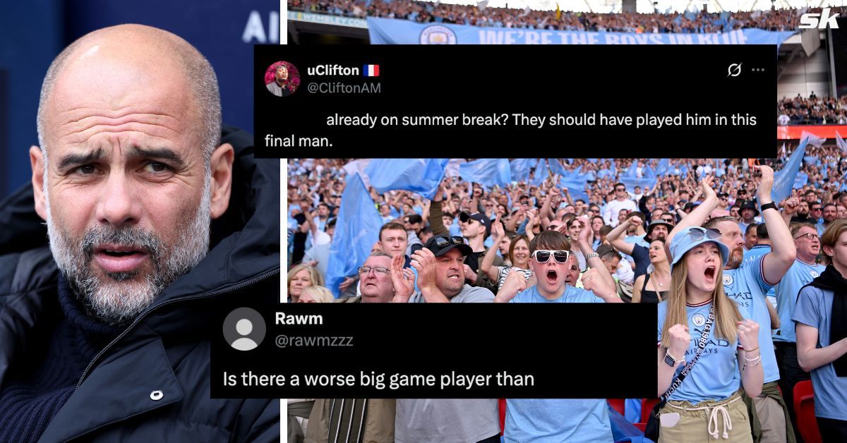 "Is there a worse big game player?", "Already on summer break?" - Fans slam Manchester City star after FA Cup final loss to Crystal Palace