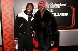 Noah Lyles steals the show at F1 Miami Grand Prix along with fiancée Junelle Bromfield