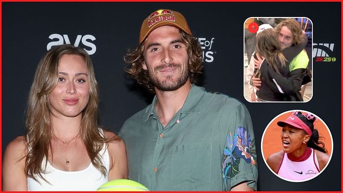 WATCH: Paula Badosa finds comfort in boyfriend Stefanos Tsitsipas' arms after surviving Naomi Osaka scare at French Open