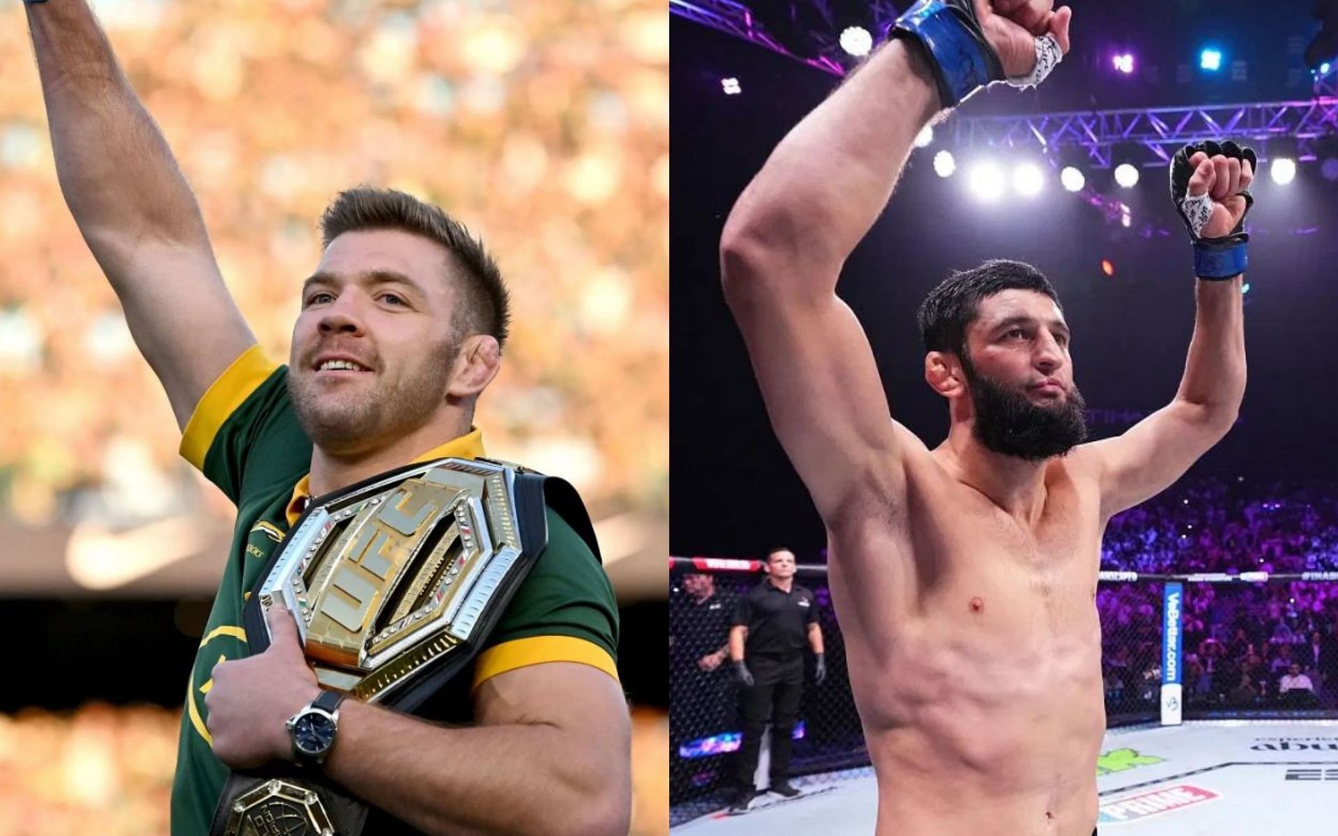 UFC Hall of Famer Chael Sonnen believes the bout between Dricus du Plessis (left) and Khamzat Chimaev (right) has a few &quot;easter eggs&quot; that he finds interesting. [Images courtesy: Getty Images]