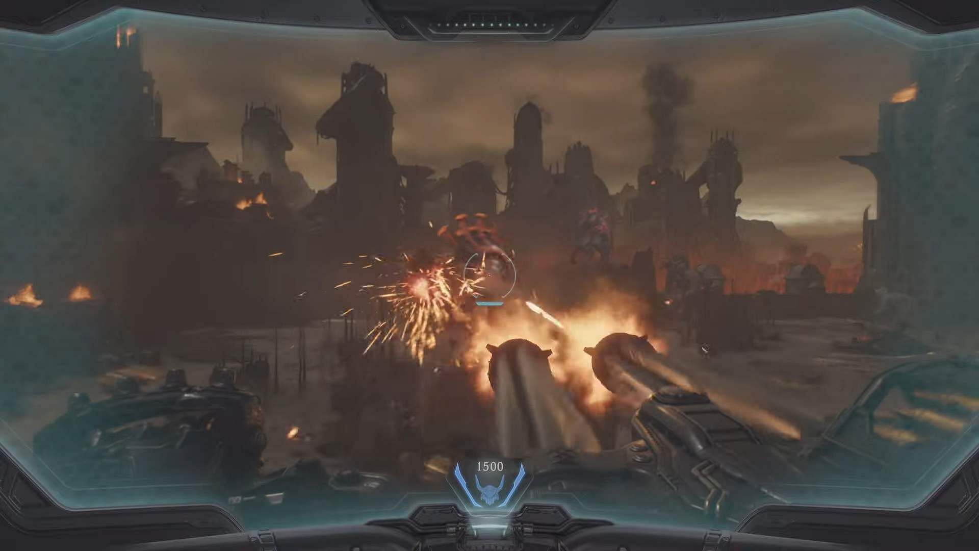 A useful double-barrel machine gun from the weapon drop (Image via Sportskeeda Gaming/Bethesda Softworks)