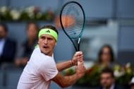 Alexander Zverev at the Mutua Madrid Open - Day Eight - Source: Getty