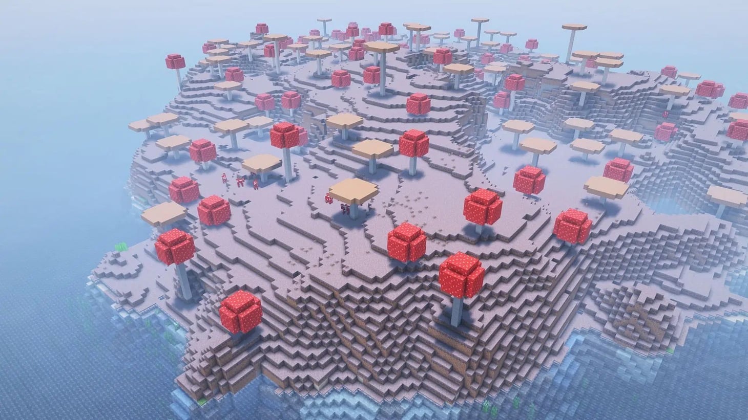5 reasons why you may find hostile mobs on mushroom islands in Minecraft