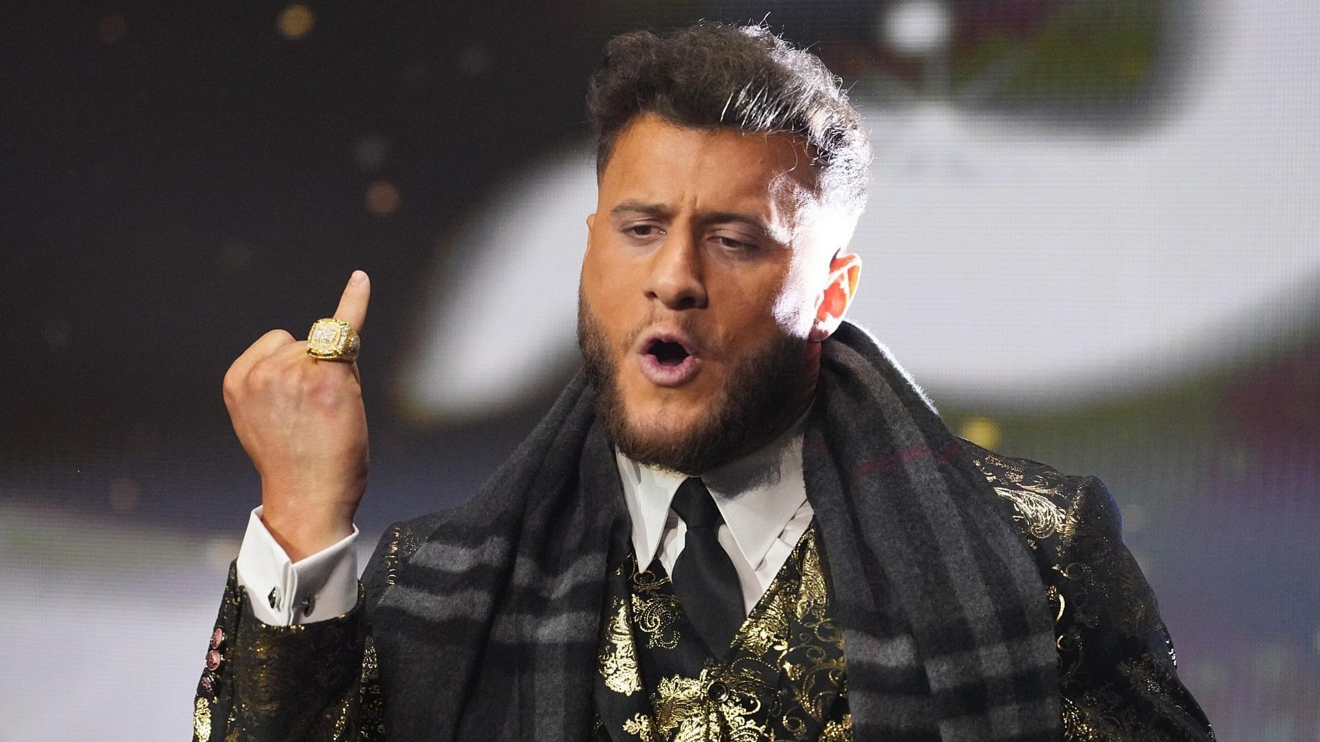 MJF shows off his ring on AEW Dynamite