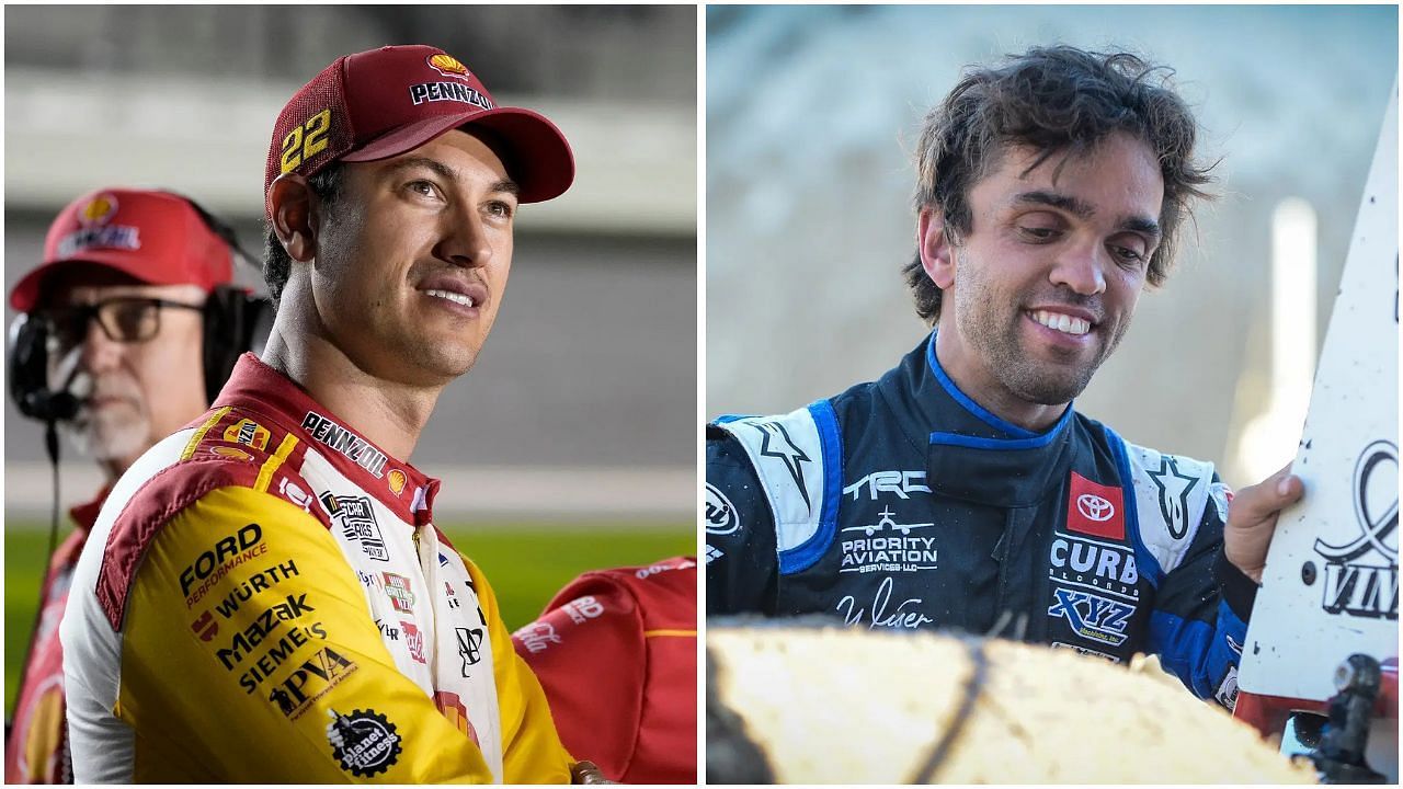 Joey Logano and Rico Abreu