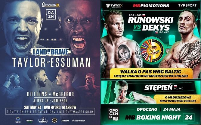 Boxing tonight (May 24, 2025): What are the fights lined up?