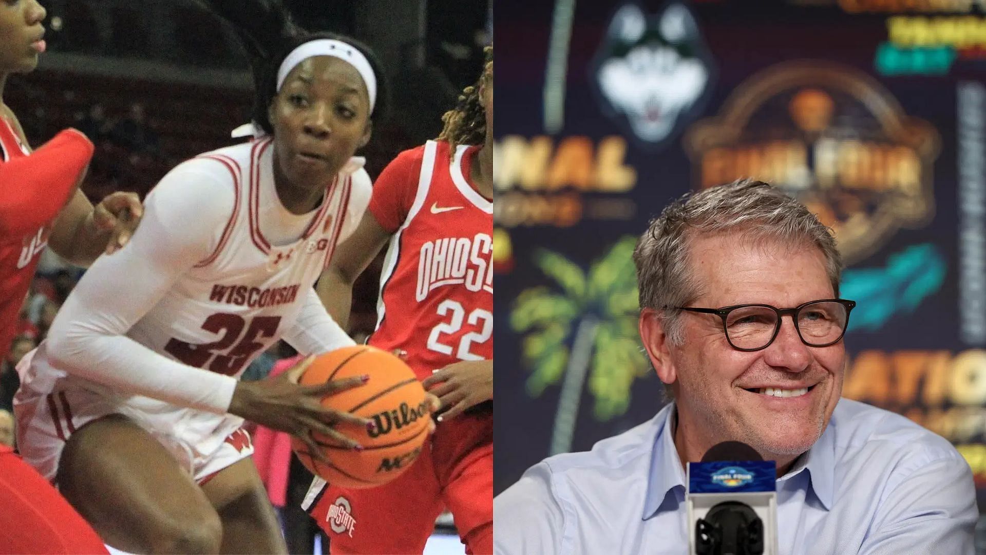 Serah Williams joins Geno Auriemma