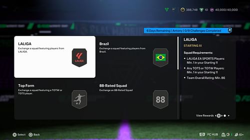 The requirements (Image via EA Sports)