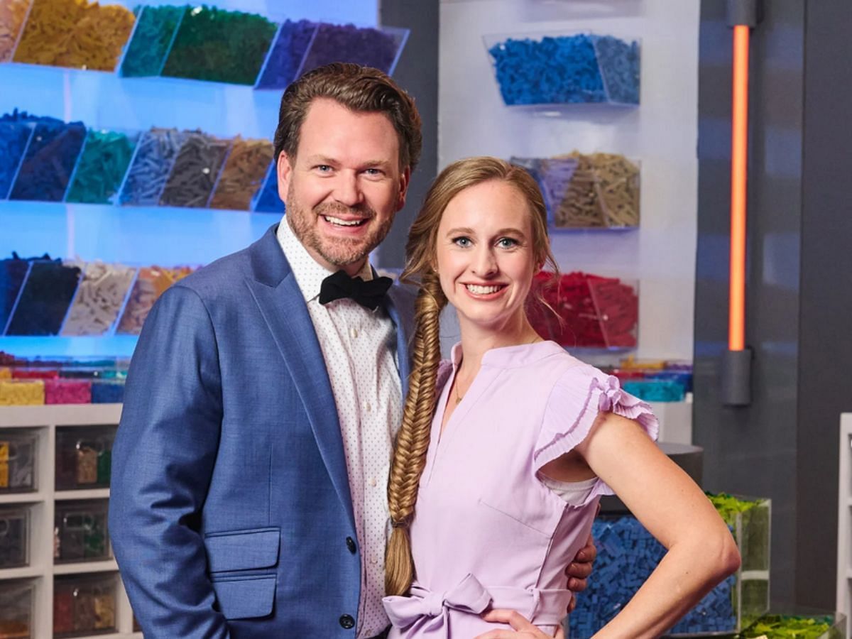Corey and Rebecca Maxfield of Lego Masters season 5 (Image via Instagram/@brick_voyage)