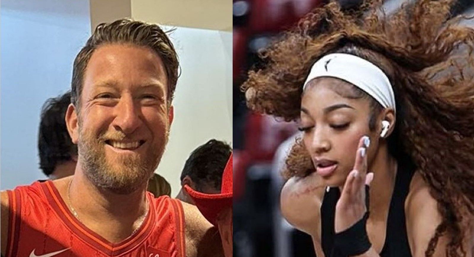Dave Portnoy shares he is not too fond of Angel Reese. -- Photos from Dave Portnoy and Chicago Sky
