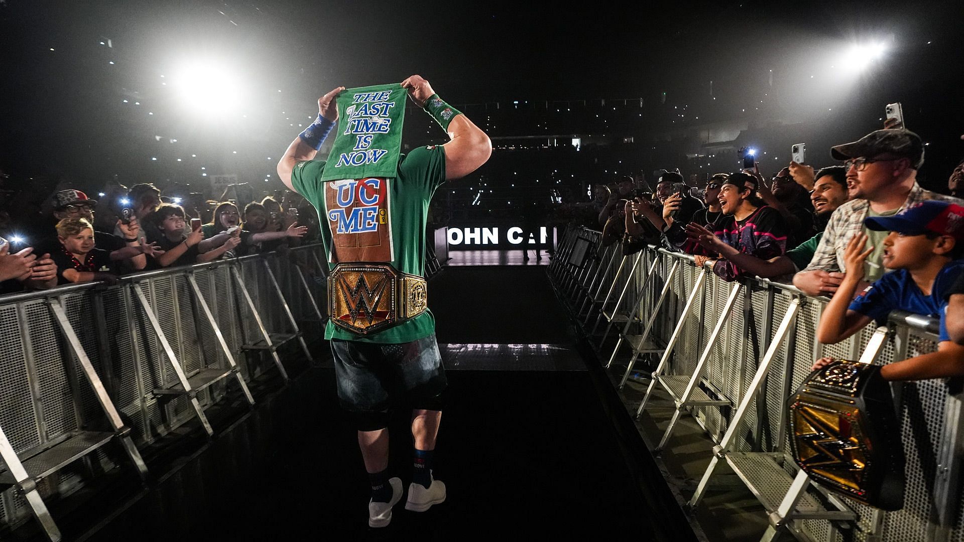 John Cena heads to the ring on WWE SmackDown