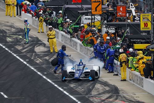 David Malukas at the 109th Running Of The Indianapolis 500 - Source: Getty