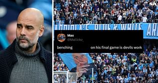 "Why is he not starting", "This is devils work" - Fans unhappy as Manchester City star left on the bench for clash against Fulham