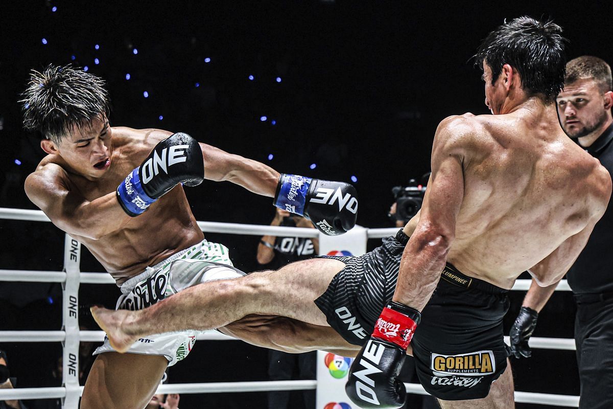 Yuki Yoza (left), Elbrus Osmanov (right) [Photo via ONE Championship]