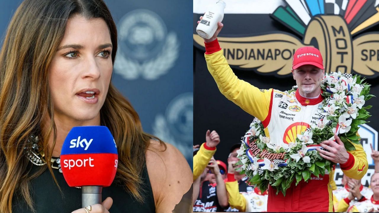 Danica Patrick and Josef Newgarden