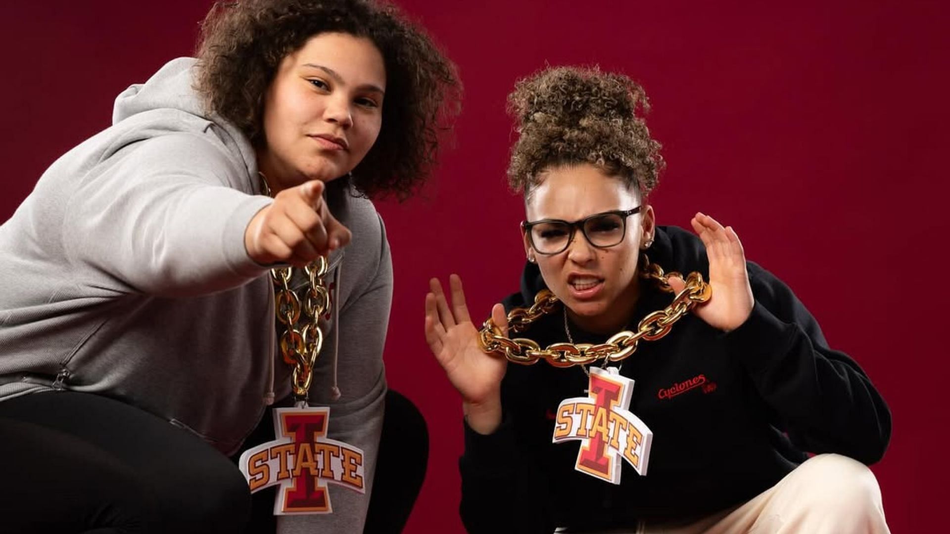 Audi Crooks and Jada Williams. - Source: @cbg.jada24 on Instagram
