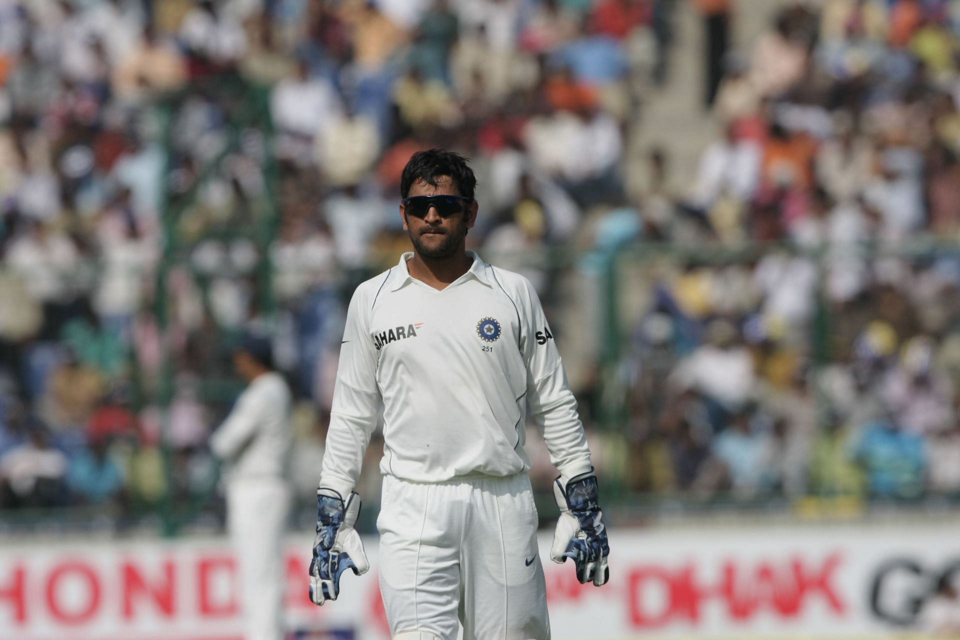 Dhoni was India's captain during Rohit's debut Test. Source: Getty