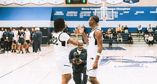 LeBron James' son Bryce James, Diddy's twin daughters and Chris Paul II react as Sierra Canyon's Jayden Alexander makes college decision
