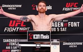 Cory Sandhagen weighs in on 'Gorilla vs. 100 men' debate ahead of UFC Des Moines: "I definitely would need a hundred of me"