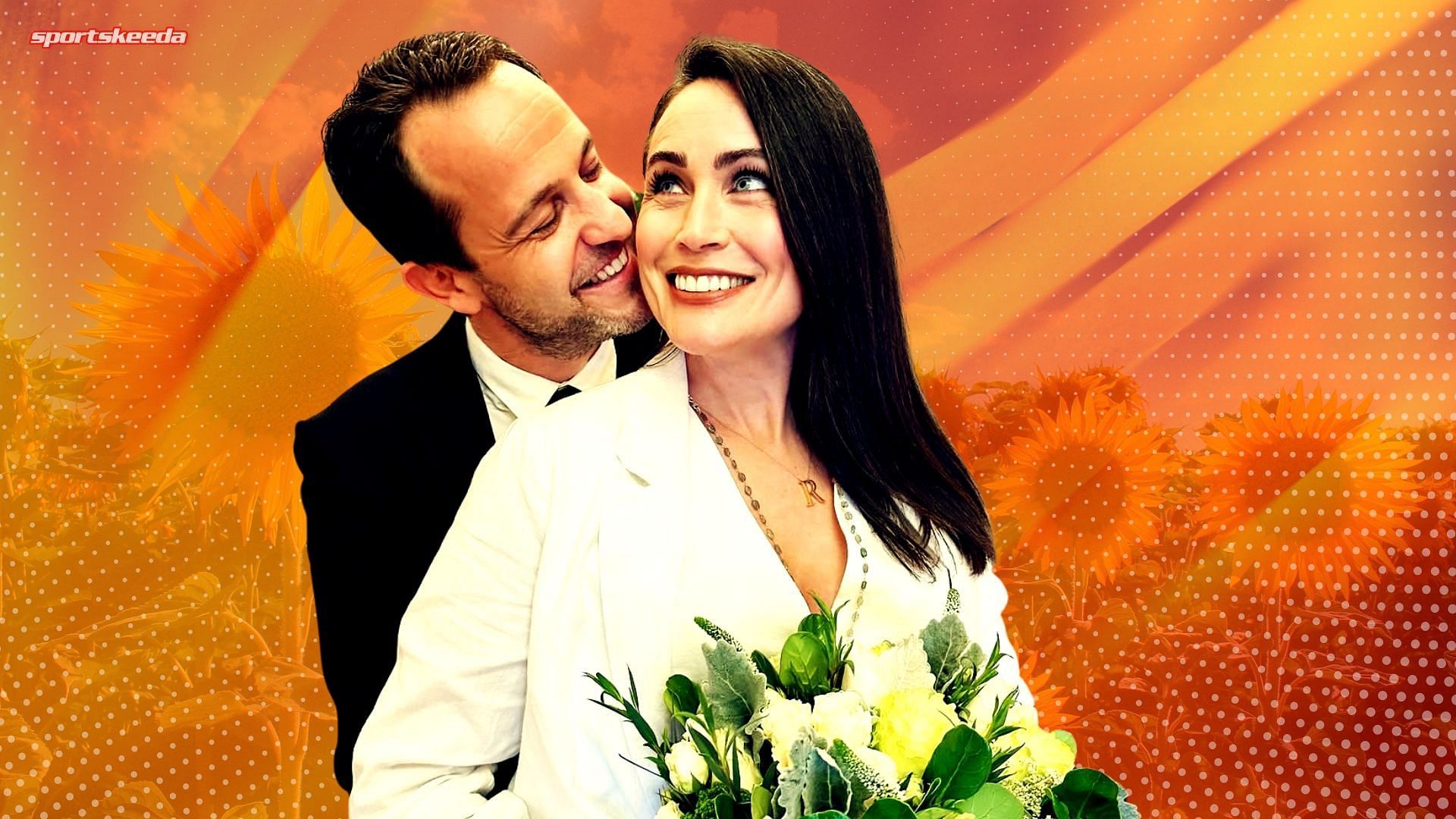 Rena Sofer and Sanford Bookstaver (Custom cover edited by Sportskeeda, Original Image  [Image via Instagram/ @rena.sofer) 