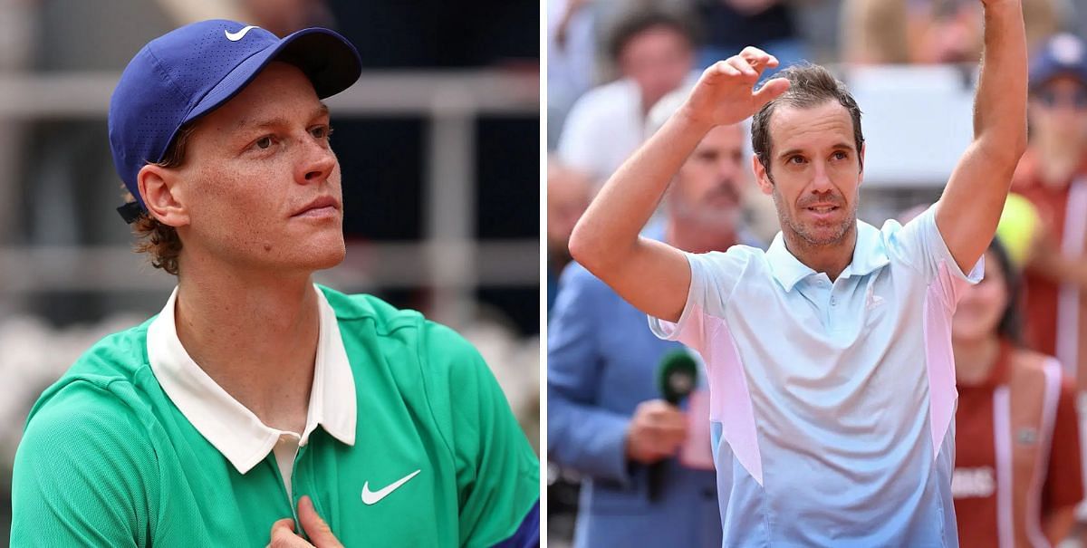 Jannik Sinner and Richard Gasquet on tour - Image Source: Getty