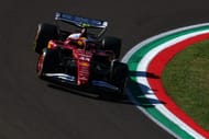 Lewis Hamilton of Great Britain driving the (44) Scuderia Ferrari SF-25 on track during practice ahead of the F1 Grand Prix of Emilia-Romagna - Source: Getty