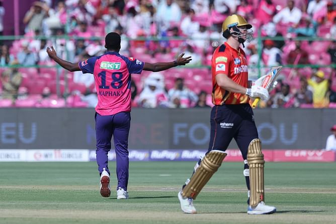 Mitchell Owen falls for a duck on debut as Kwena Maphaka strikes in RR vs PBKS IPL 2025 match [Watch]