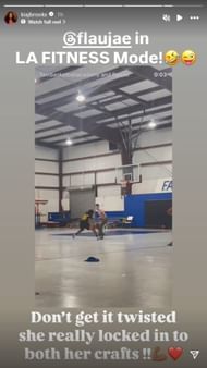 Image via Kia Brooks' Instagram story.