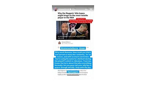 Nina Westbrook slams Ramona Shelburne for her article on her husband