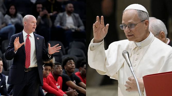 Kevin Willard jokes about going all in if he gets a chance to meet Villanova alum Pope Leo XIV: "I'll eat 12 meals a day"