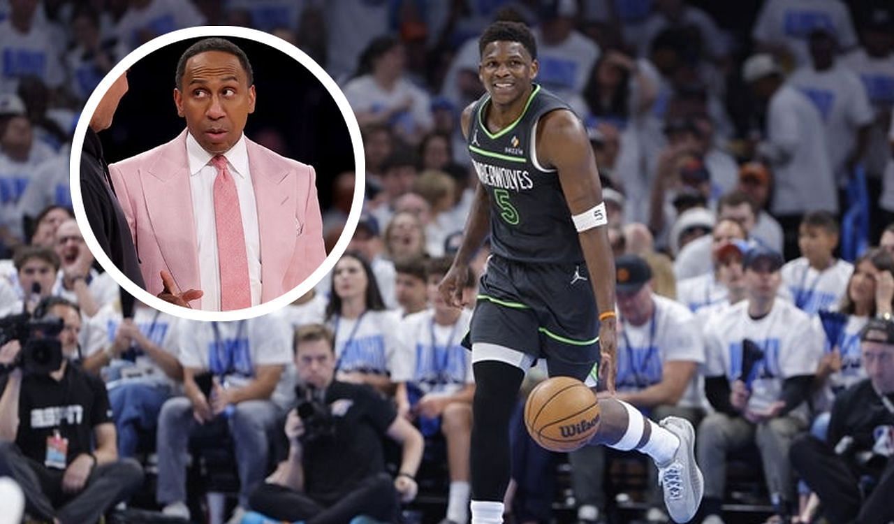 Stephen A. Smith believes Anthony Edwards and the Timberwolves will get swept (Image credit: Imagn)