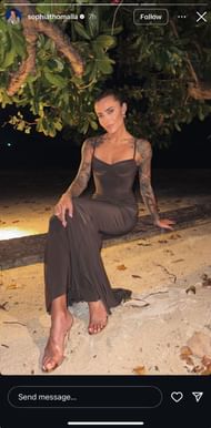 Screengrab of Sophia Thomalla's Instagram story; Source: Instagram @sophiathomalla