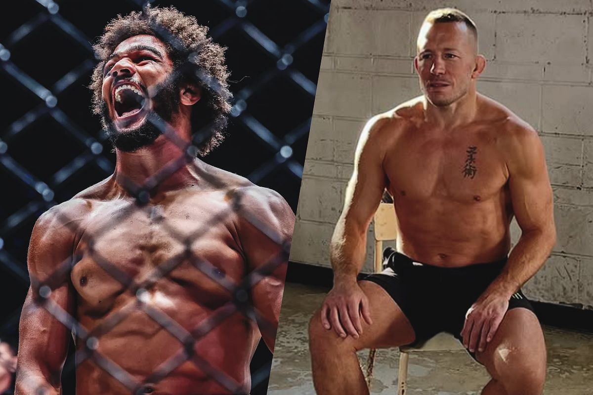 Maurice Abevi (L) and Georges St-Pierre (R) | Images from ONE Championship and Georges St-Pierre