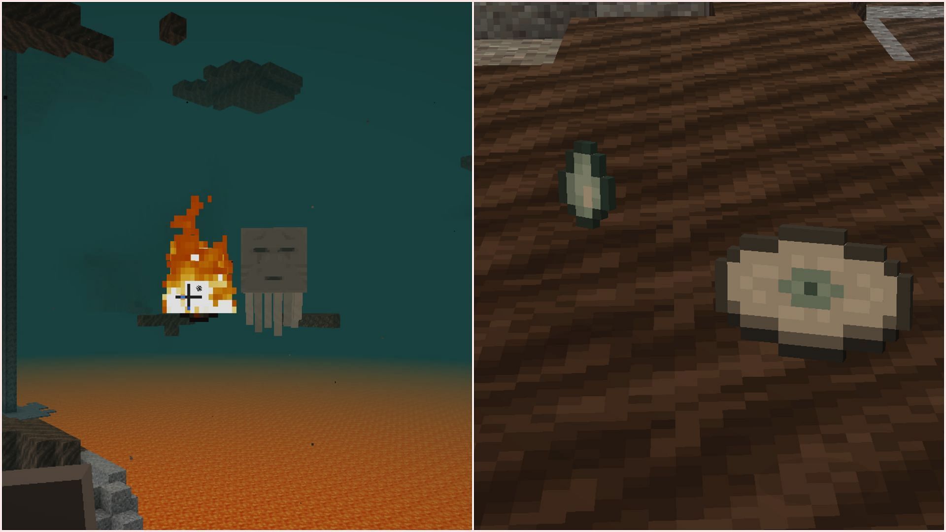 The Tears music disc can be obtained by killing a ghast with its own fireball (Image via Sportskeeda Gaming || Mojang Studios)